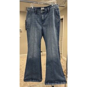 Lane Bryant High-Rise Ultra Flare Flex Magic Waistband Signature Fit Jeans Sz 16